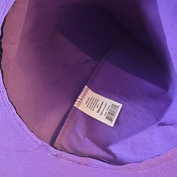 Halloween Witch Hat Purple Costume Skull Spider Web Lace - Picture 5 of 7